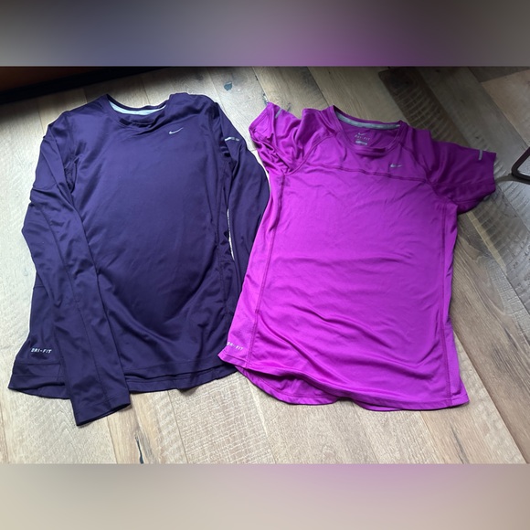 Lot of 2 Nike Miler running shirts - Picture 1 of 9